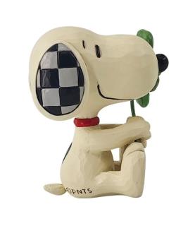 Snoopy with Clover Mini Figurine