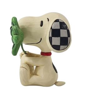 Snoopy with Clover Mini Figurine