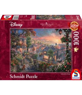 Lady and the Tramp, Thomas Kinkade (1000p)