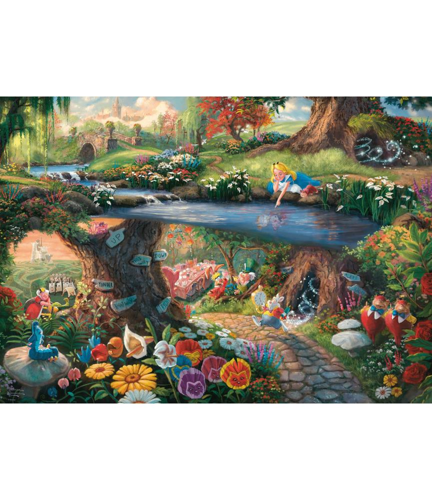 Alice in Wonderland, Thomas Kinkade (1000p)