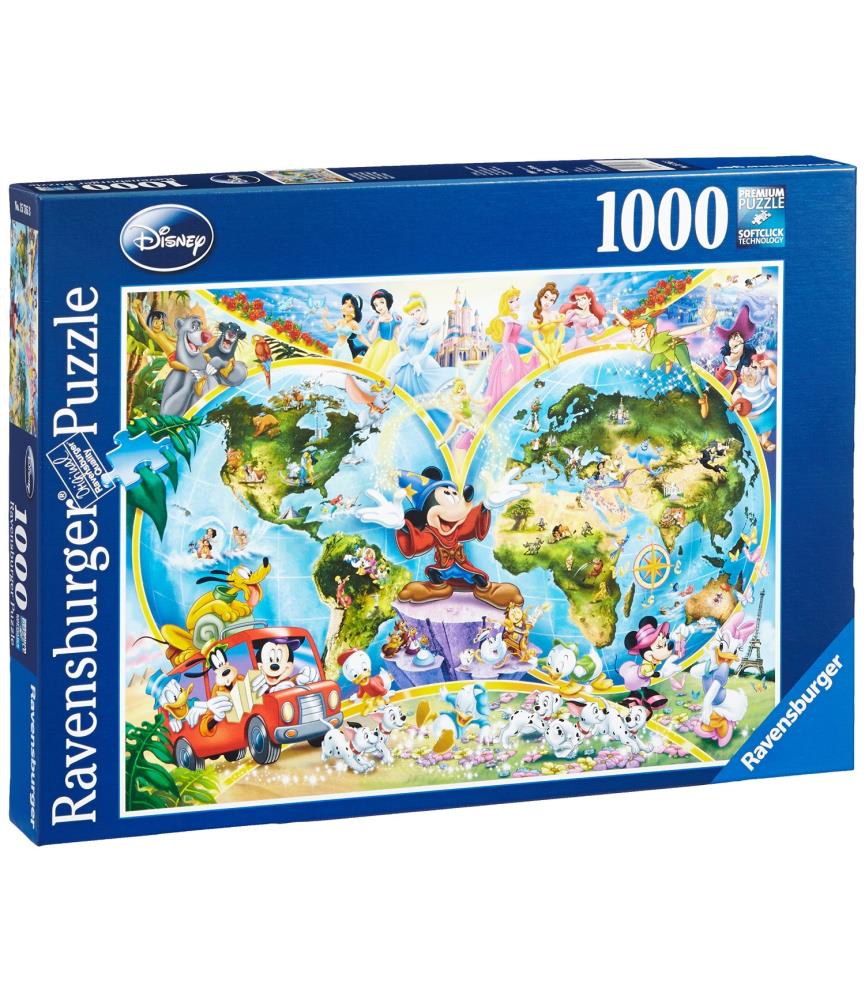 World Map: 1000 pieces