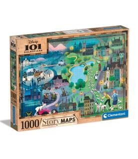 Story Maps Jigsaw Puzzle 101 Dalmations (1000p)