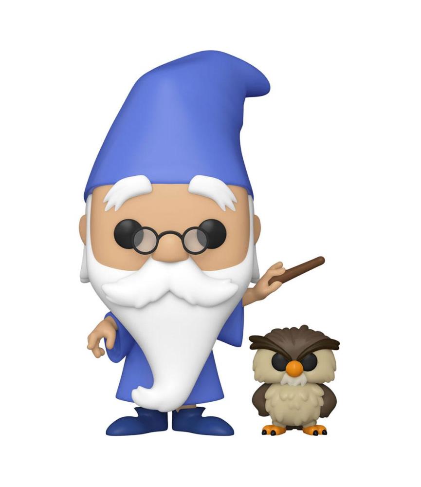 The Sword in the Stone POP! & Buddy Vinyl Figure Merlin w/Archimedes  (#1100)