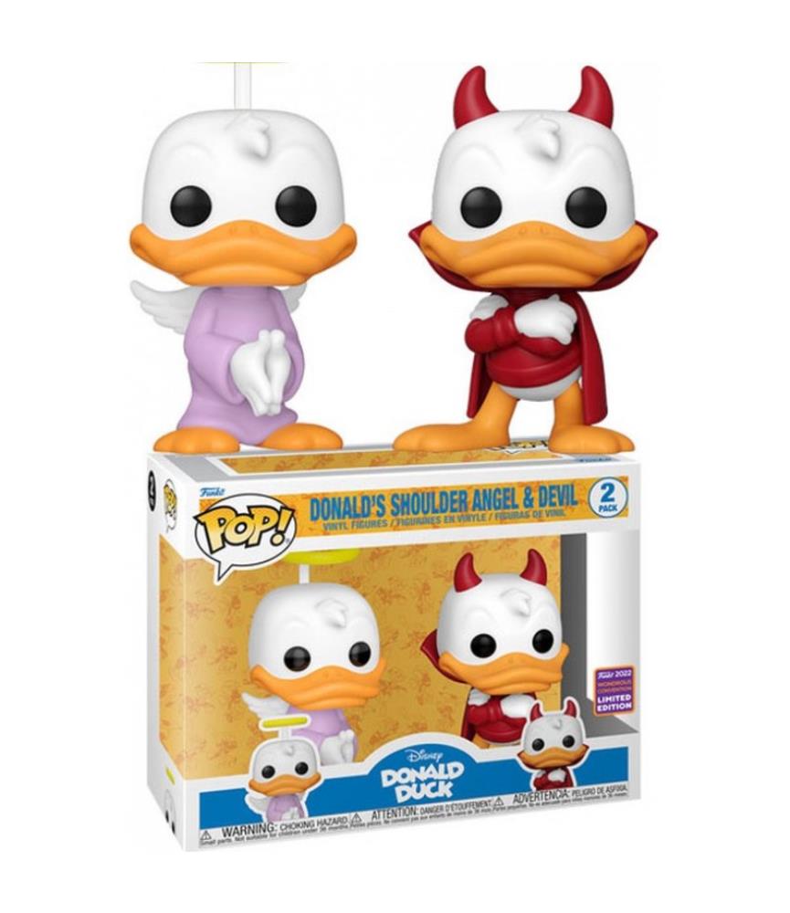Pop! Disney: Donald Duck Angel & Devil WonderCon Exclusive 2-Pack
