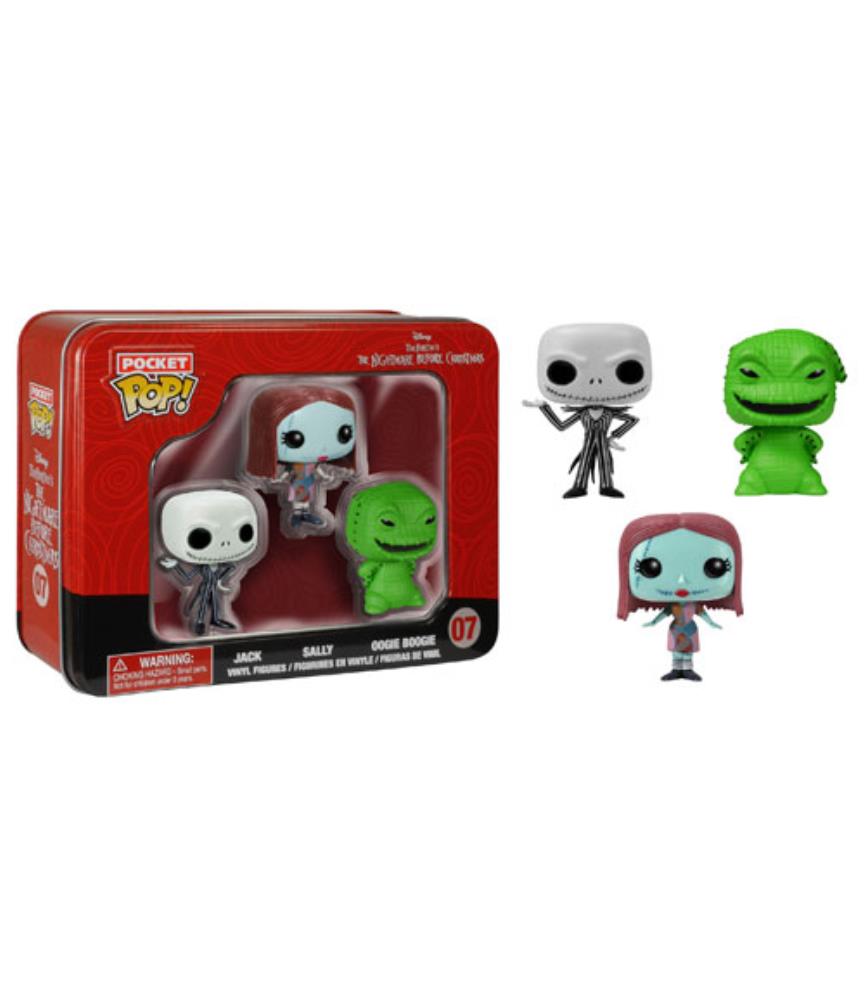 Pocket Pop! Tins: NBX - Jack, Sally Oogie Boogie 3 pack (#07)
