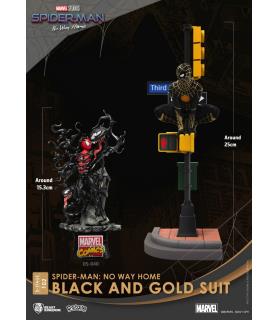 Marvel: Spider-Man No Way Home - Black and Gold Suit PVC Diorama Statue