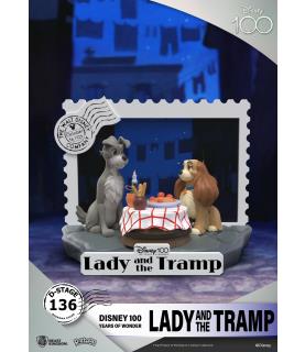 Disney: 100th Anniversary - Lady and the Tramp PVC Diorama Statue