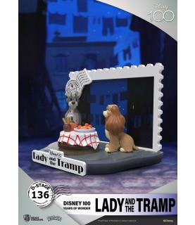 Disney: 100th Anniversary - Lady and the Tramp PVC Diorama Statue