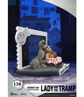 Disney: 100th Anniversary - Lady and the Tramp PVC Diorama Statue