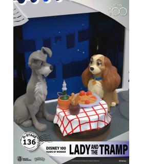 Disney: 100th Anniversary - Lady and the Tramp PVC Diorama Statue