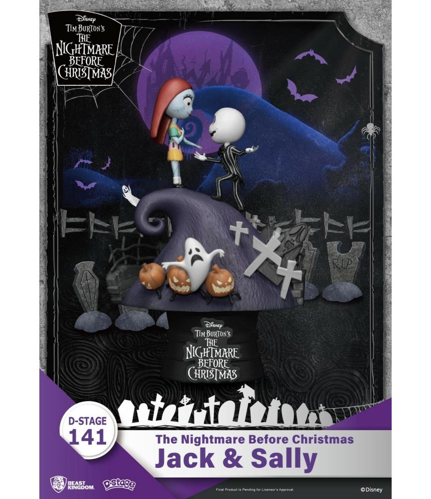 The Nightmare Before Christmas: Jack and Sally PVC Diorama