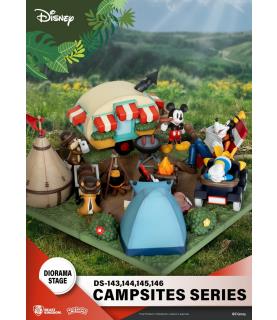 Campsites Series - Minnie & Pluto PVC Diorama