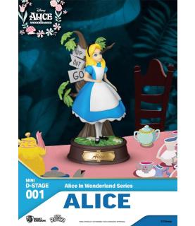 Alice in Wonderland Mini Diorama Stage Statues 6-pack 10 cm