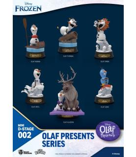Frozen Mini Diorama Stage Statues 6-pack Olaf Presents