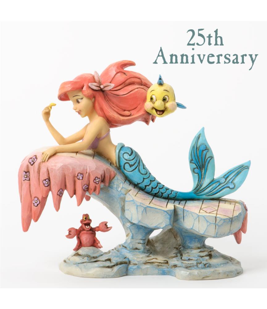 Dreaming under the sea: Little Mermaid (Signed by Jim Shore)