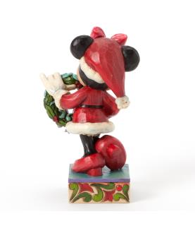 Season’s Greetings: Minnie with wreath