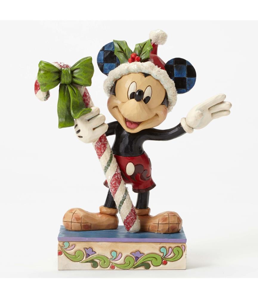 Mickey Mouse with Candy Cane
