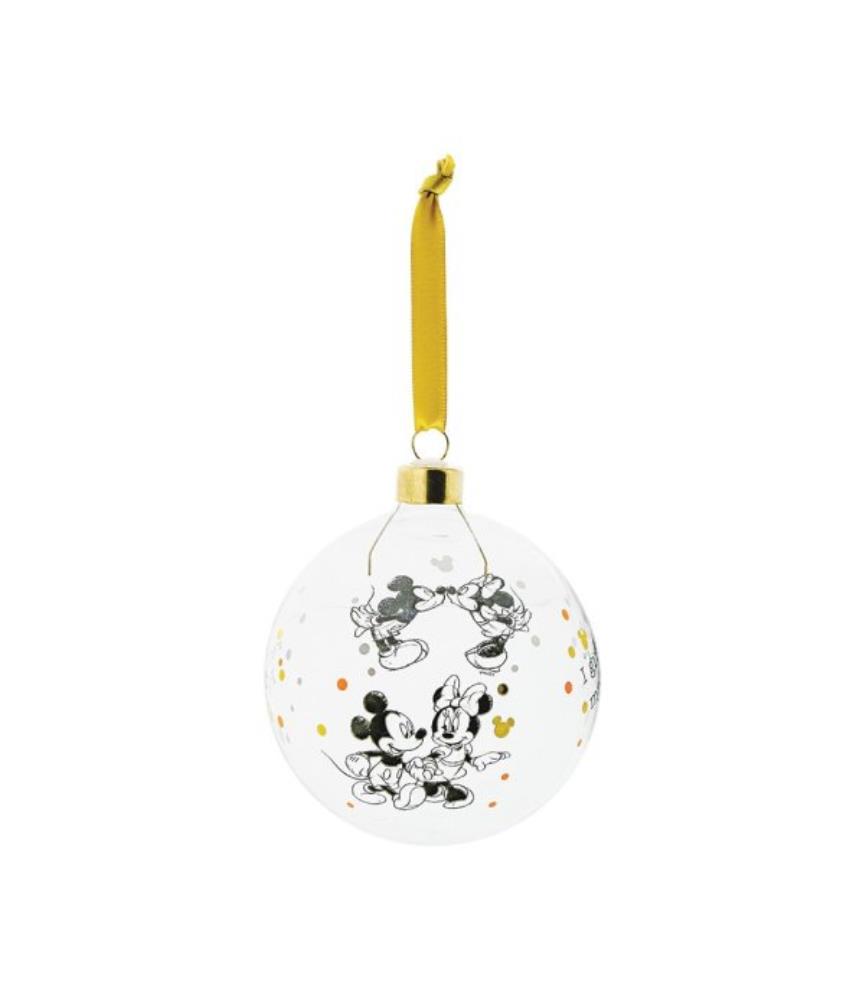 "Perfect Pair": Mickey and Minnie Mouse Bauble
