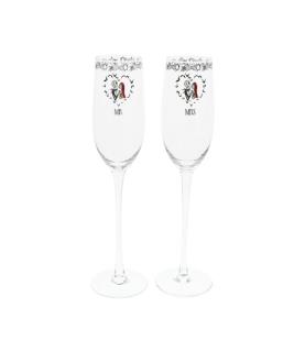 Nightmare Before Christmas Toasting Glasses