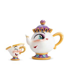 Miss Mindy Mrs. Potts and Chip Figurine