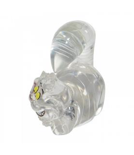 Clear Cheshire Cat Figurine