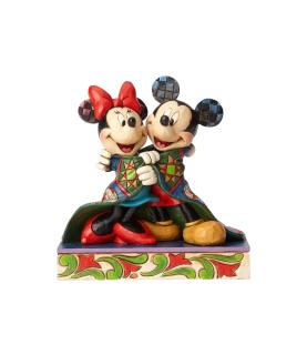 Warm Wishes: Mickey and Minnie Wrapped in Quilt