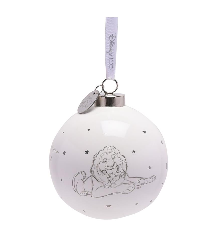 Disney 100 Ceramic Bauble - Simba
