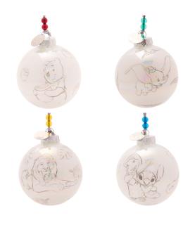 Disney 100 Set of 4 Baubles - Classic
