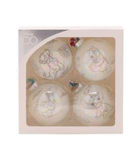 Disney 100 Set of 4 Baubles - Classic