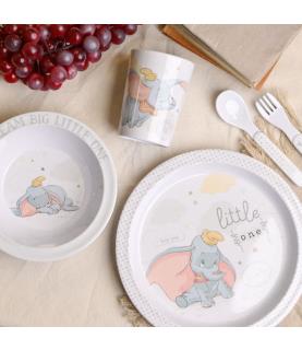 Magical Beginnings 5 Piece Melamine Crockery Set - Dumbo
