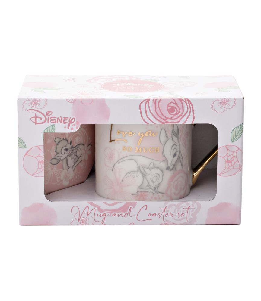 Bambi Mug & Coaster Set - Love
