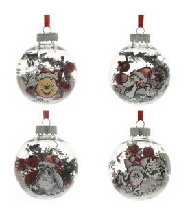 Set of 4 Winnie the Pooh Baubles