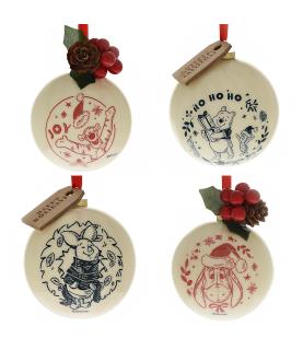 Set of 4 Winnie the Pooh Baubles