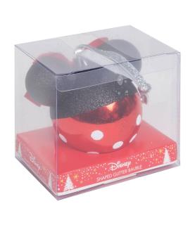 Ornament Ball Minnie Glitter