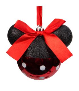 Ornament Ball Minnie Glitter