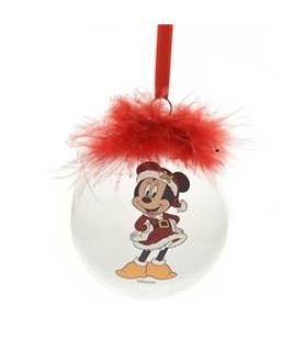 Minnie Feather Bauble