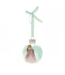 Set of 12 Feather Filled Princess Baubles