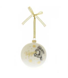 Set of 8 Winnie the Pooh Glitter Baubles
