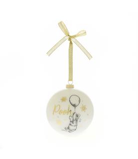 Set of 8 Winnie the Pooh Glitter Baubles