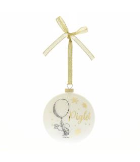 Set of 8 Winnie the Pooh Glitter Baubles