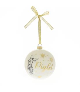 Set of 8 Winnie the Pooh Glitter Baubles