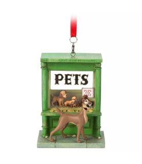 Tramp Sketchbook Ornament, Lady and the Tramp