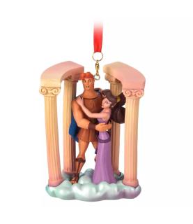 Hercules and Megara Hanging Sketchbook Ornament