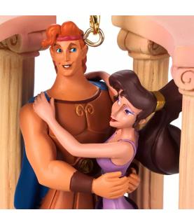 Hercules and Megara Hanging Sketchbook Ornament