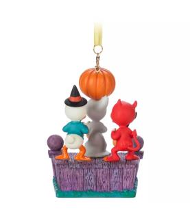 Huey, Dewey and Louie Singing Hanging Ornament, Trick or Treat
