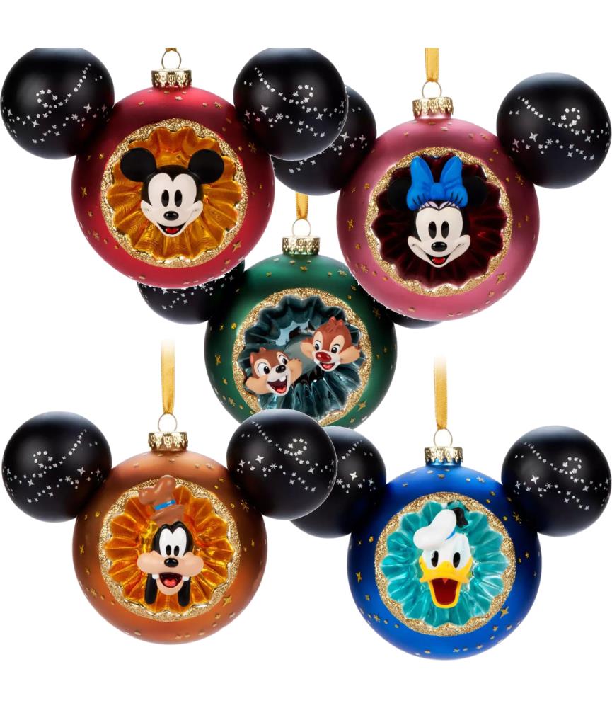 Sunburst Mouse Icon Ball Ornament Set