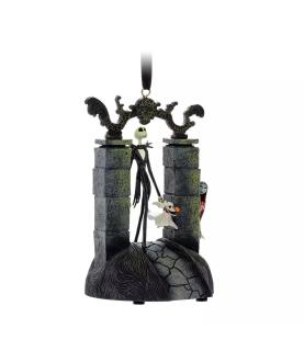 Jack Skellington and Sally Singing Hanging Ornament