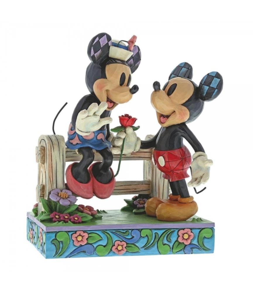 Blossoming Romance: Mickey & Minnie Mouse (Signed by Jim Shore)