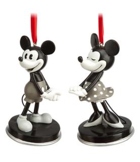Mickey and Minnie Mouse ''1928'' Ornament Set